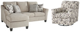 J&M Furniture - Ashley Furniture - Abney Sofa Chaise and Chair - Sofa Chaise and Chair - 49701U2